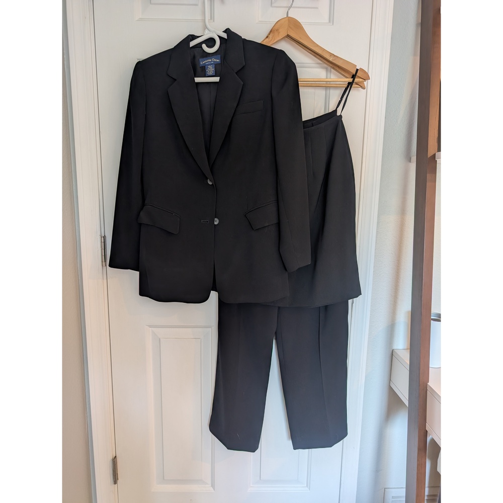 Charter Club Petite full suit - blazer, skirt, and pants